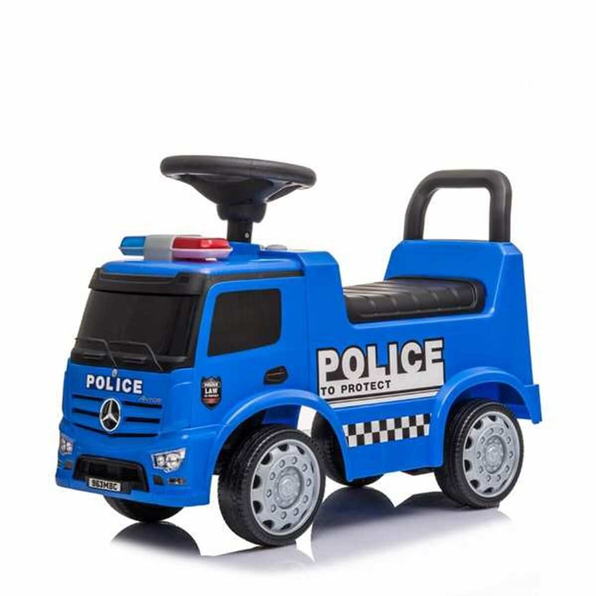 Rutschauto Mercedes Benz Truck Actros Police Blau - Meloni2