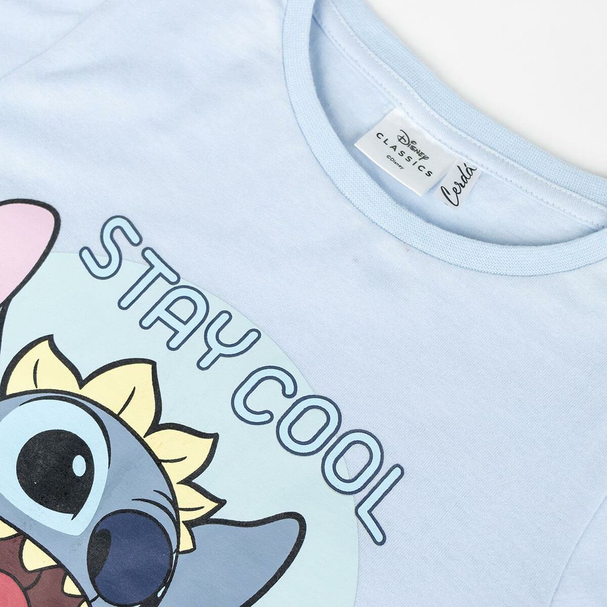 Schlafanzug Für Kinder Stitch Hellblau - Meloni2