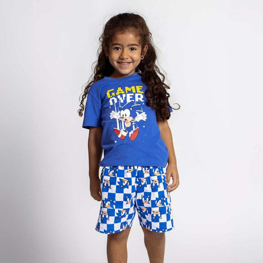 Schlafanzug Für Kinder Sonic Blau - Meloni2