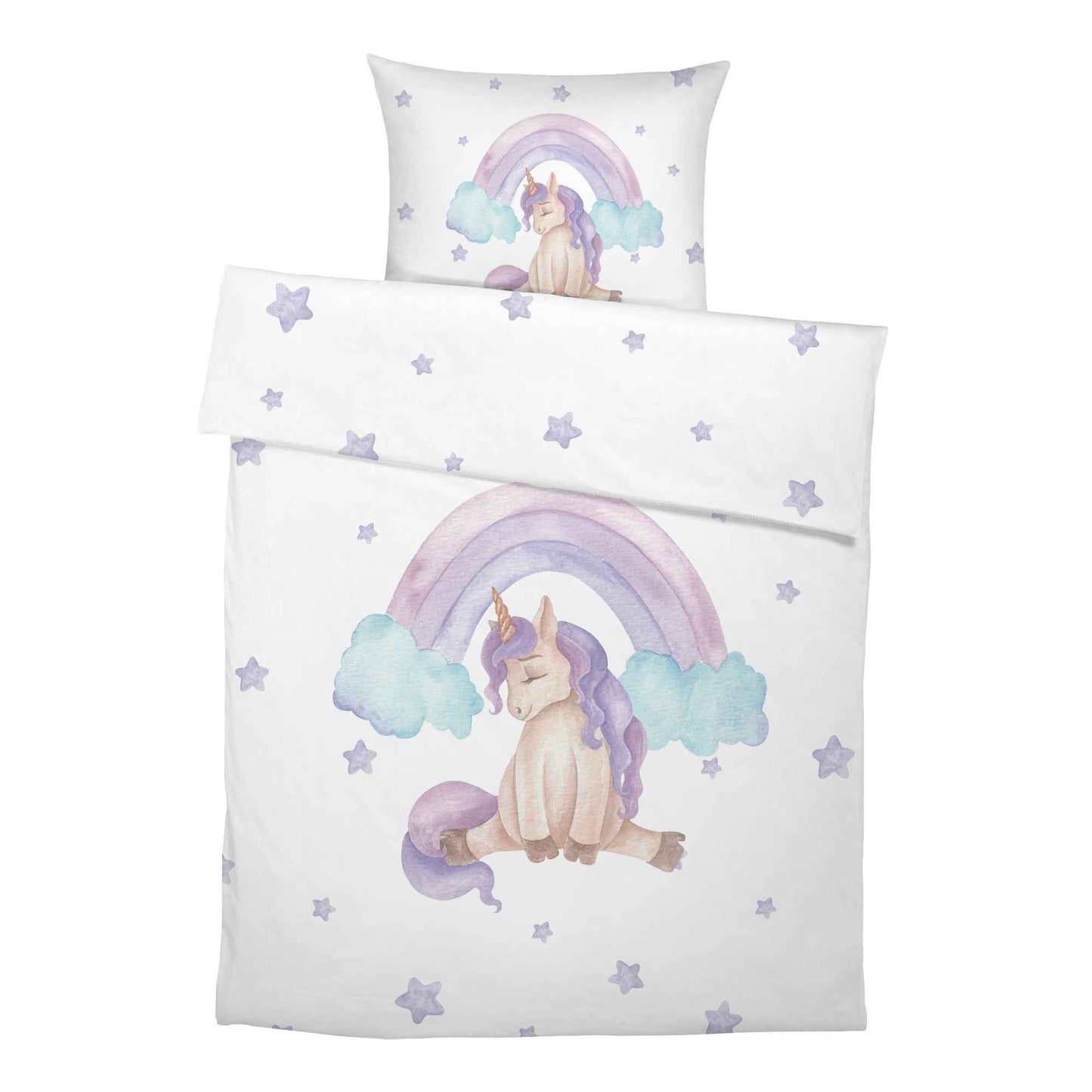“Mein liebes Einhorn” Premium Kinderbettwäsche
