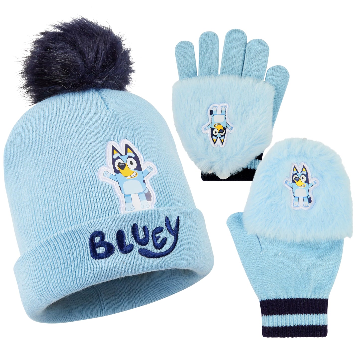 BlueY Girls' Winter Hat, Scarf and Glove Set - Children's Gifts