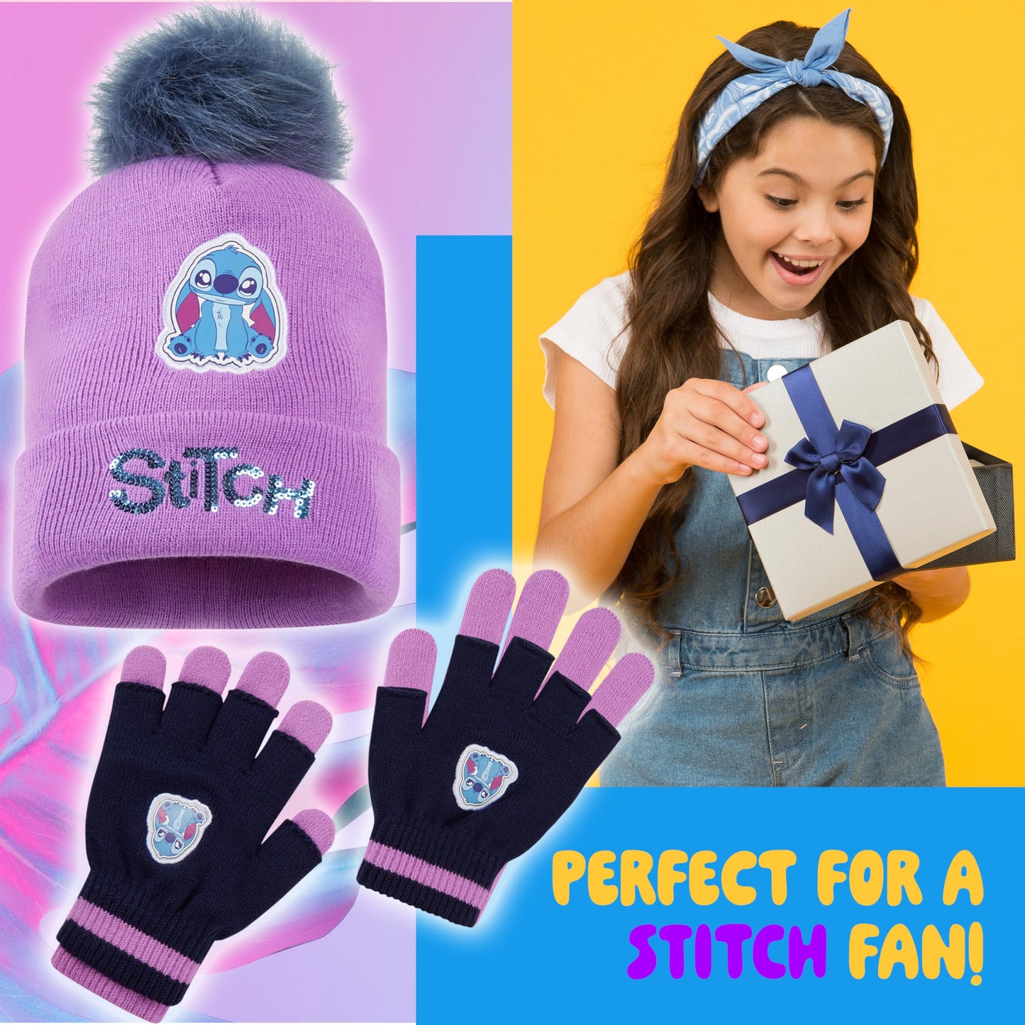Disney The Nightmare Before Christmas Girls' Winter Accessory Set - Gifts Girls