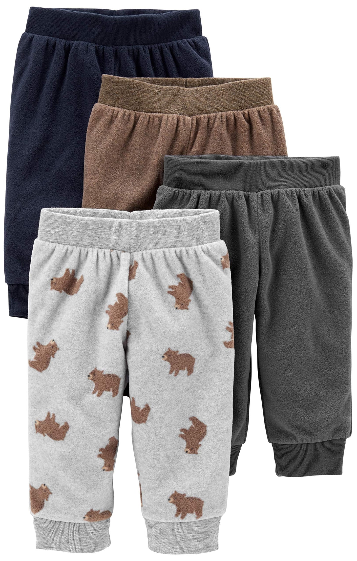 Simple Joys by Carter's Unisex Baby Trousers (Pack of 4)