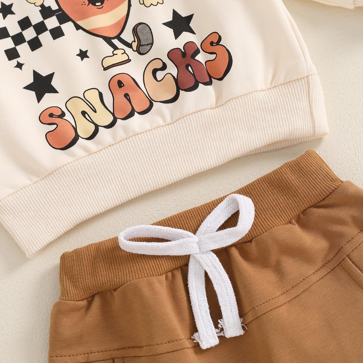 ZyHwShine Kleinkind Baby Jungen Fußball Outfit On Sundays We Watch Football with Daddy Sweatshirt Top Pants Infant Fall Clothes