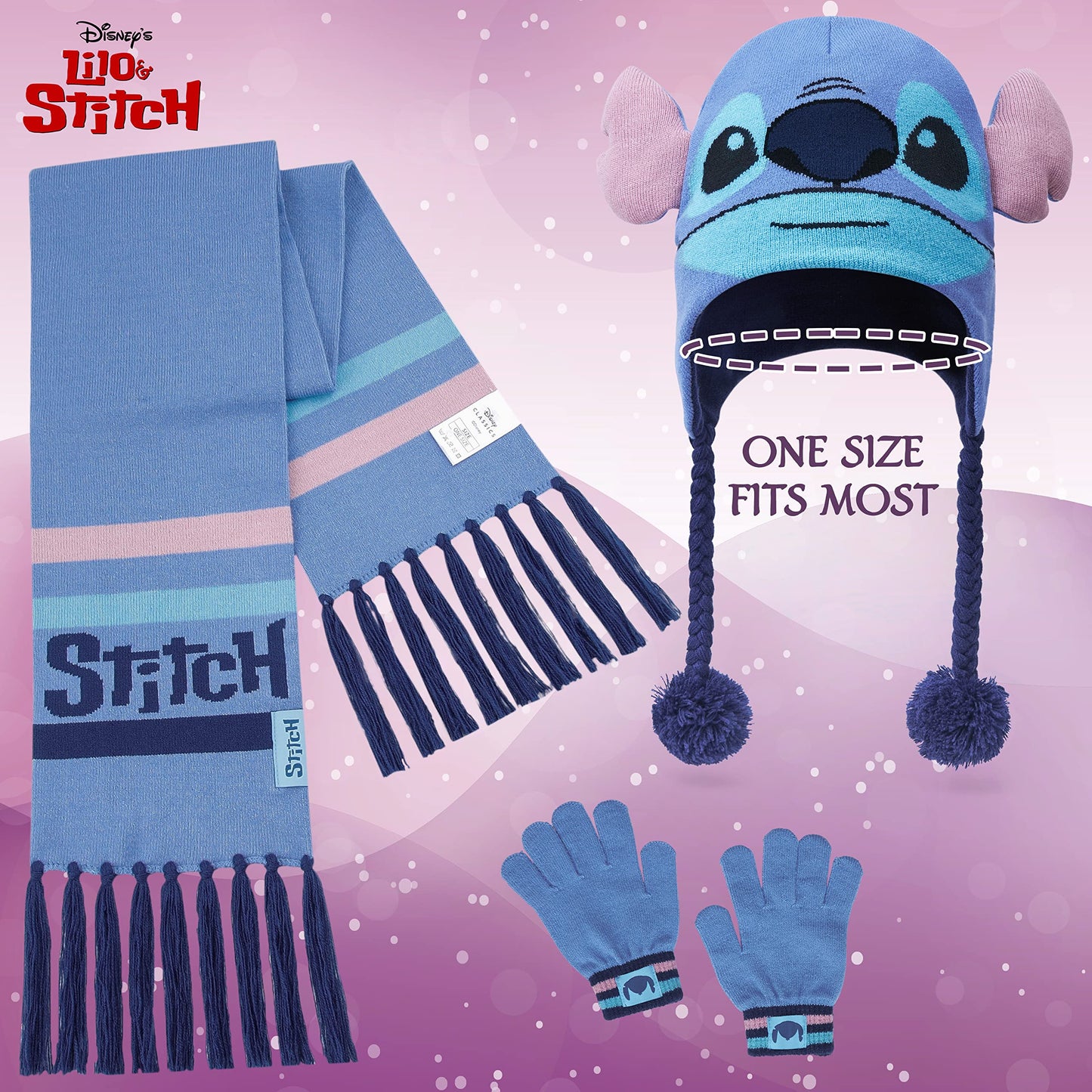 Disney The Nightmare Before Christmas Girls' Winter Accessory Set - Gifts Girls