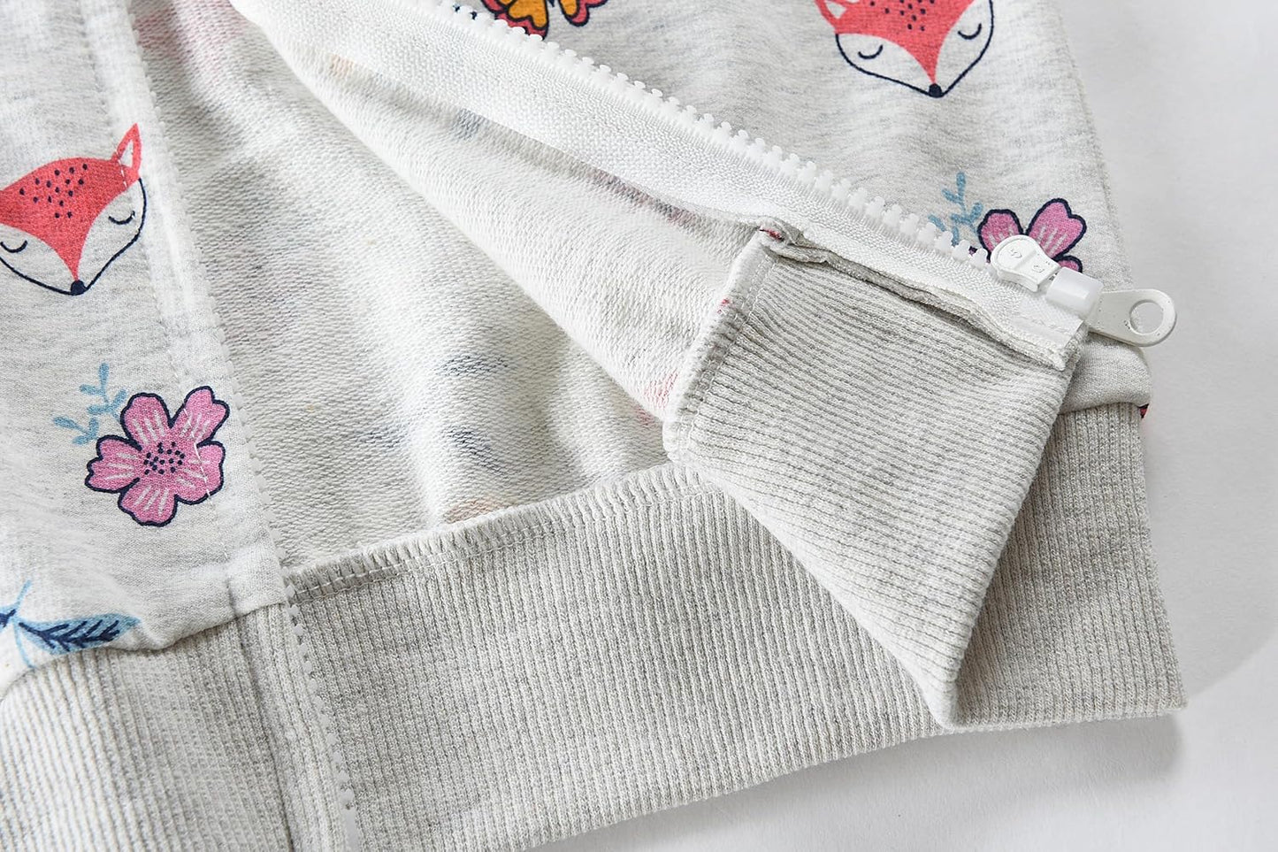 EULLA Children's Girls' Zip Up Hoodie Sweat Jacket Hooded Jacket Hooded Jacket Hoodie Long Sleeve Cotton Unicorn Pullover Hoodie Sweatshirt with Zip 92 98 104 110 116 122