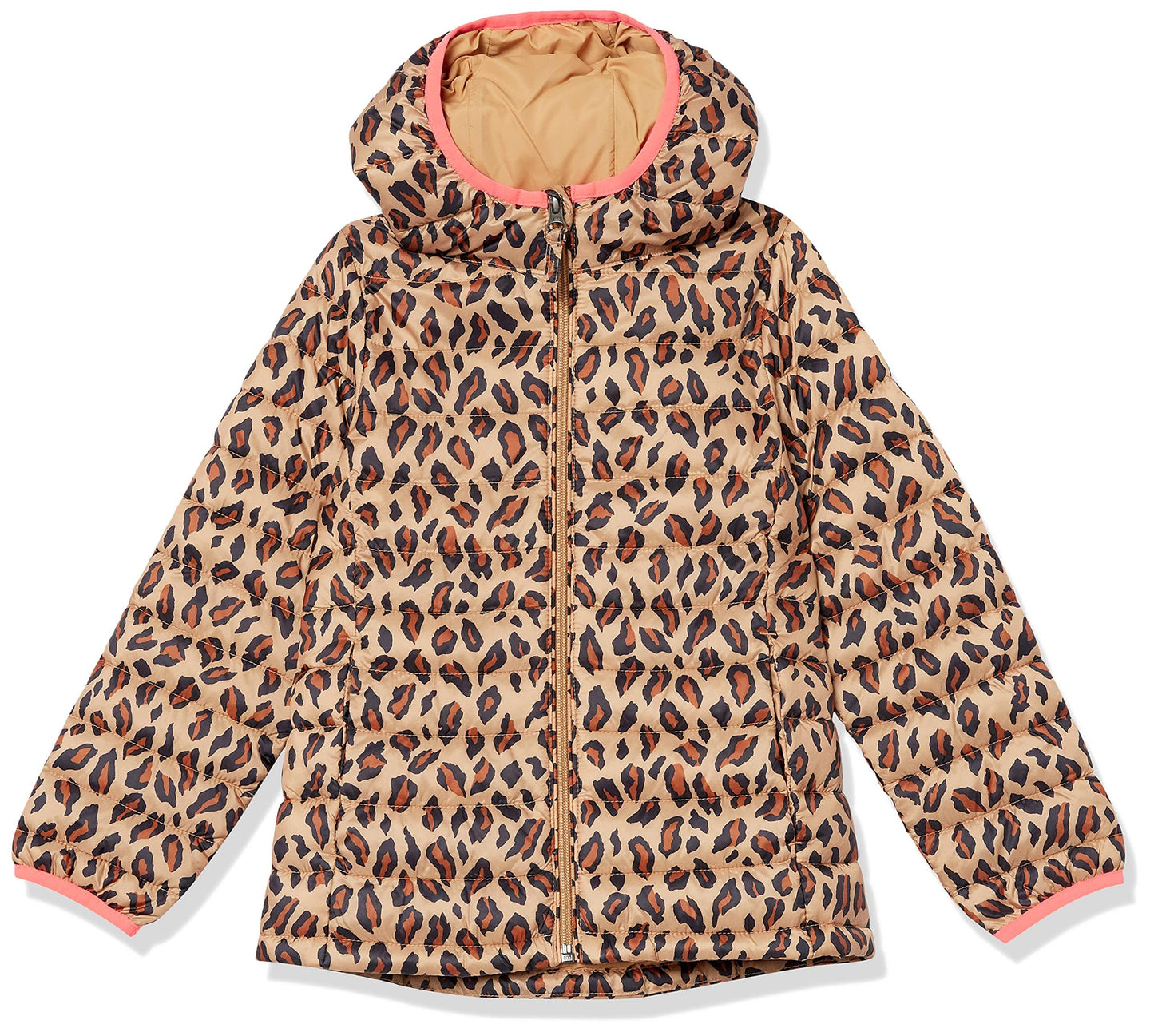 Amazon Essentials Mädchen Leichte, Wasserabweisende, verstaubare Kapuzenjacke