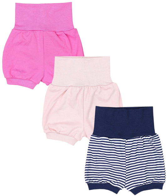 TupTam Baby Mädchen Kurze Pumphose 3er Pack