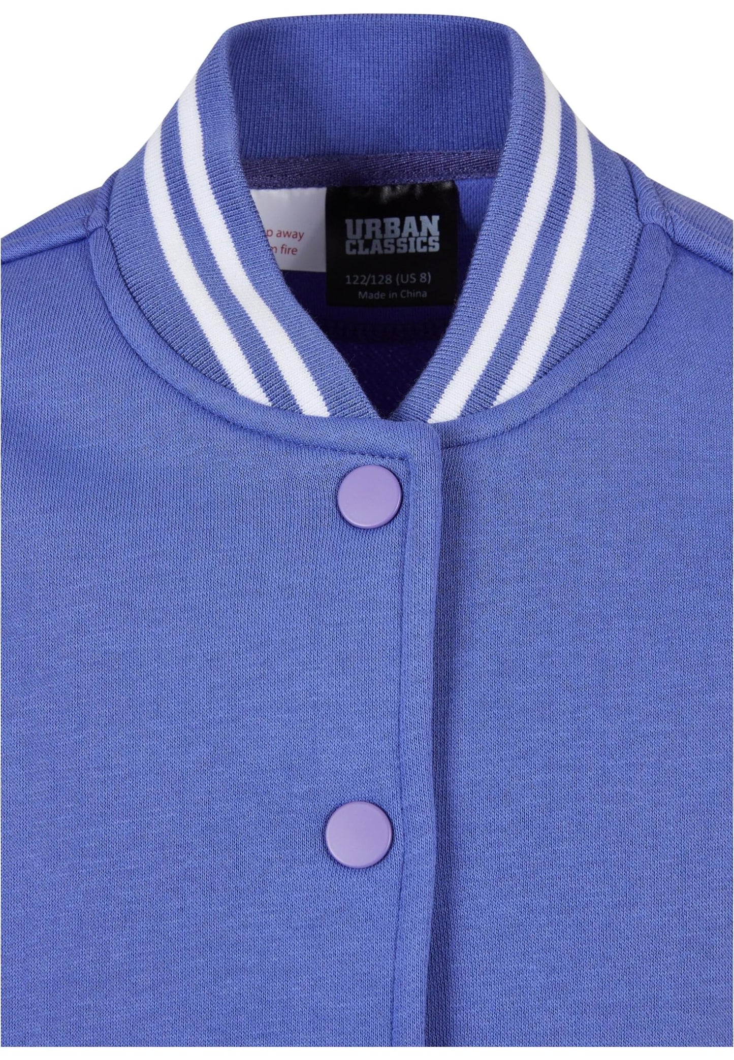 Urban Classics Girls' Inset College Sweat Jacket