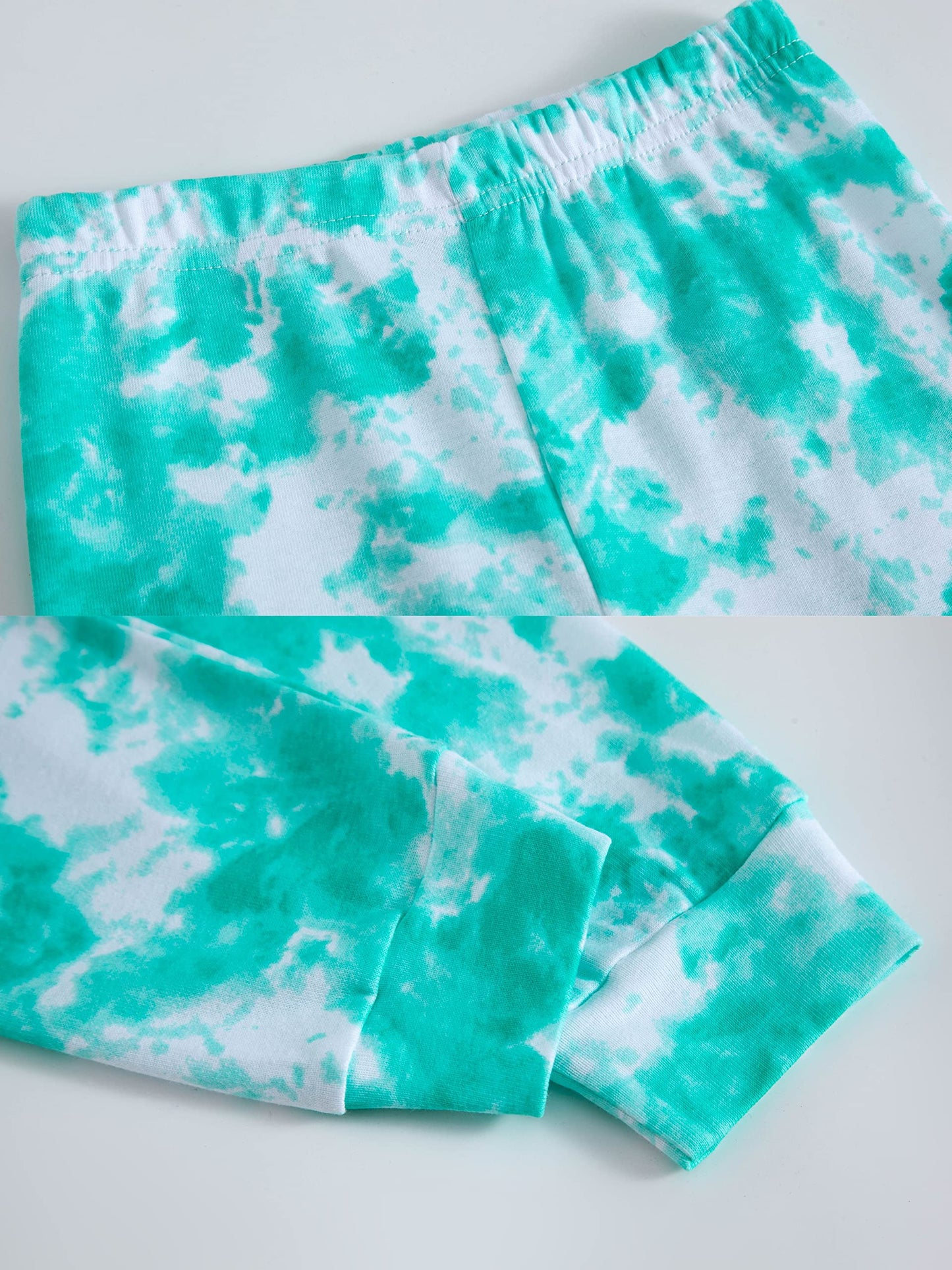 LOLPIP Mädchen Pyjamas 100% Baumwolle Schlafanzug für Kinder Schlafkleidung Langarm 4 Stück Set 1-12 Jahre