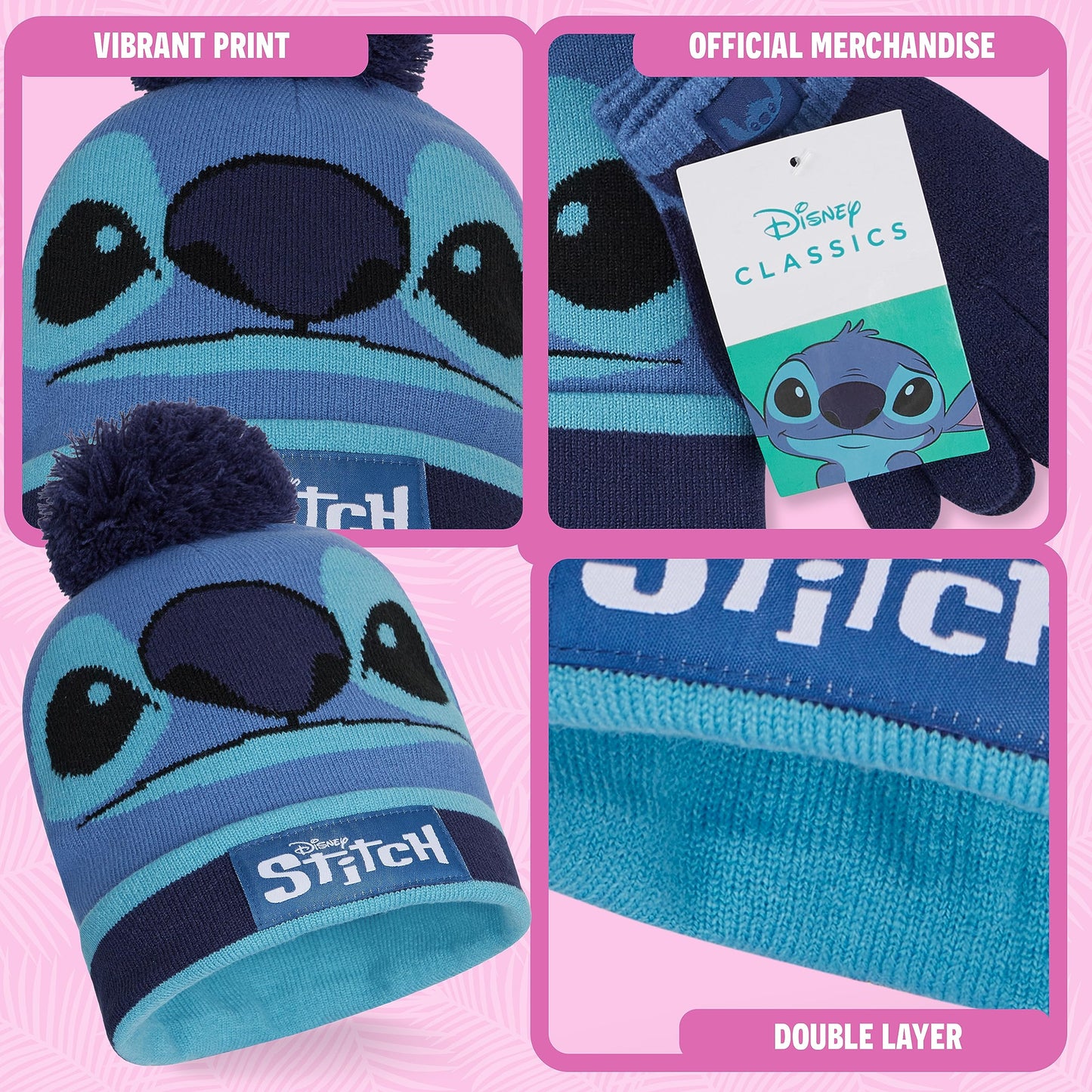 Disney The Nightmare Before Christmas Girls' Winter Accessory Set - Gifts Girls