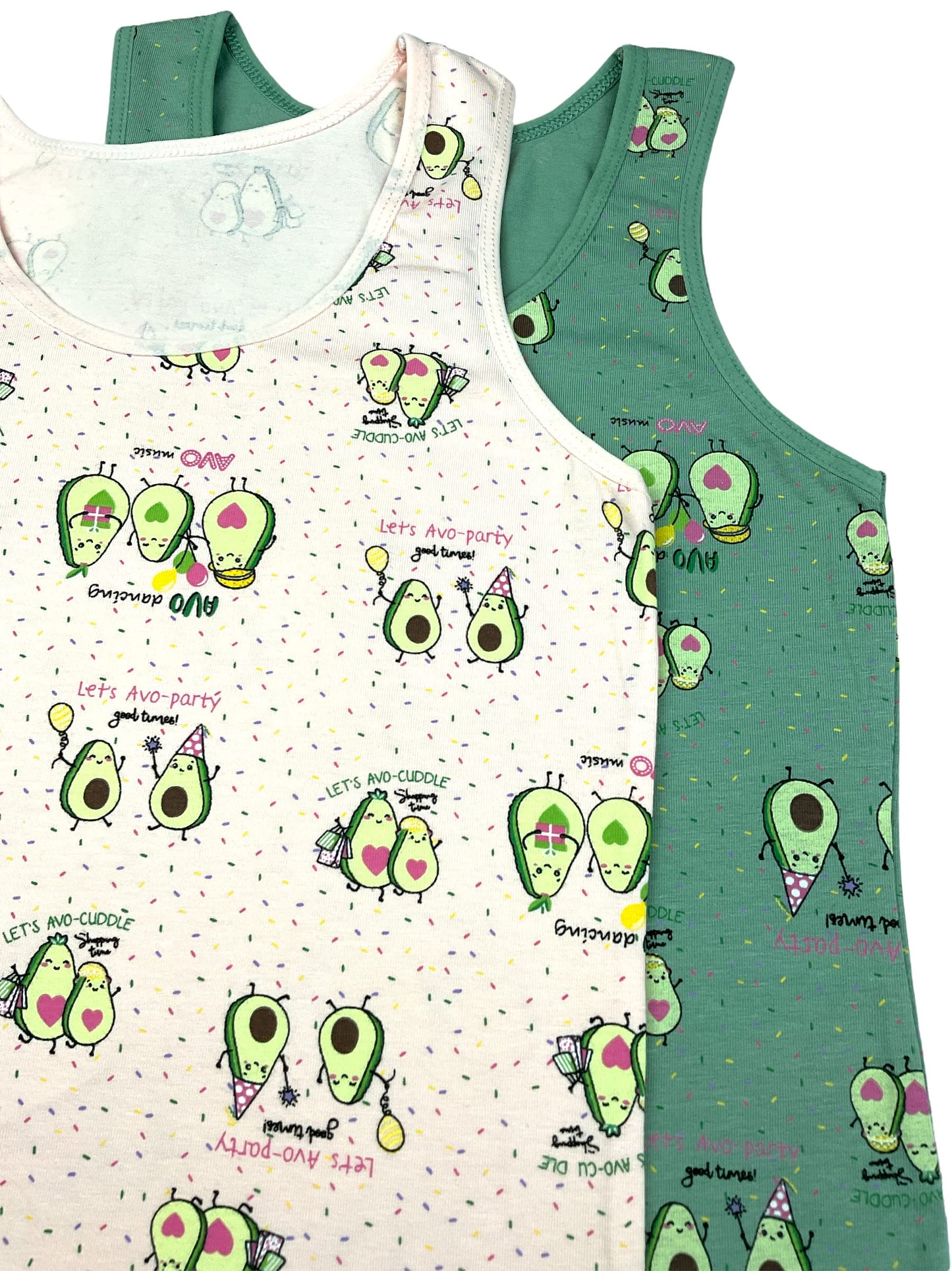 LOREZA ® 5 girls' cotton undershirts tank tops - sizes 92-170