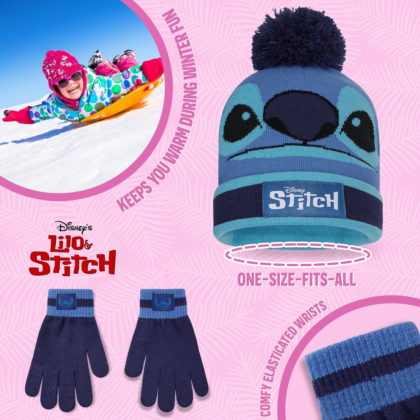 Disney The Nightmare Before Christmas Girls' Winter Accessory Set - Gifts Girls