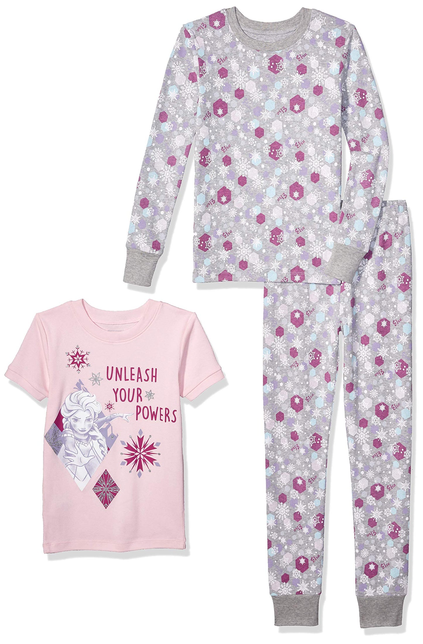 Essentials Disney | Marvel | Star Wars Baby und Mädchen Pyjama-Set, 4-Teilig (Zuvor Spotted Zebra)