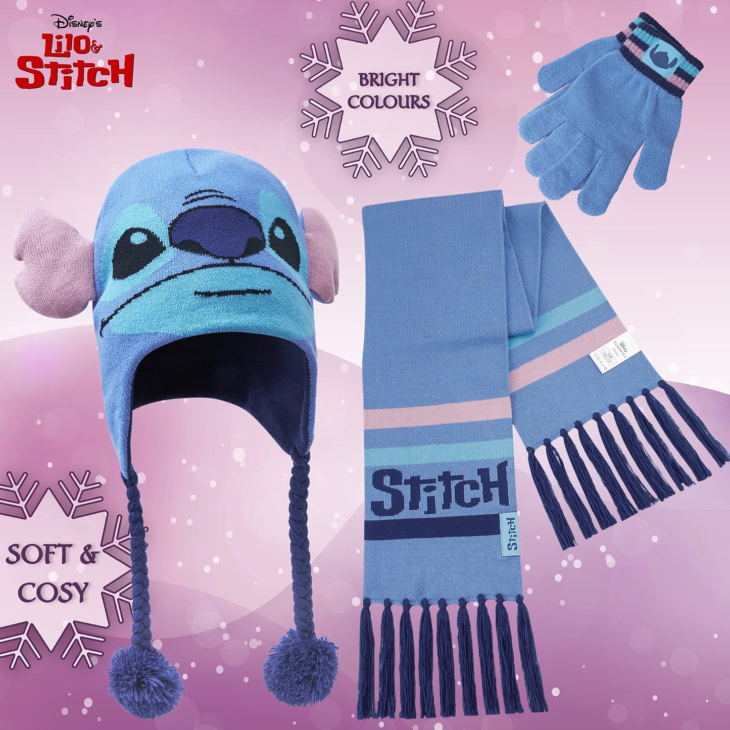 Disney The Nightmare Before Christmas Girls' Winter Accessory Set - Gifts Girls
