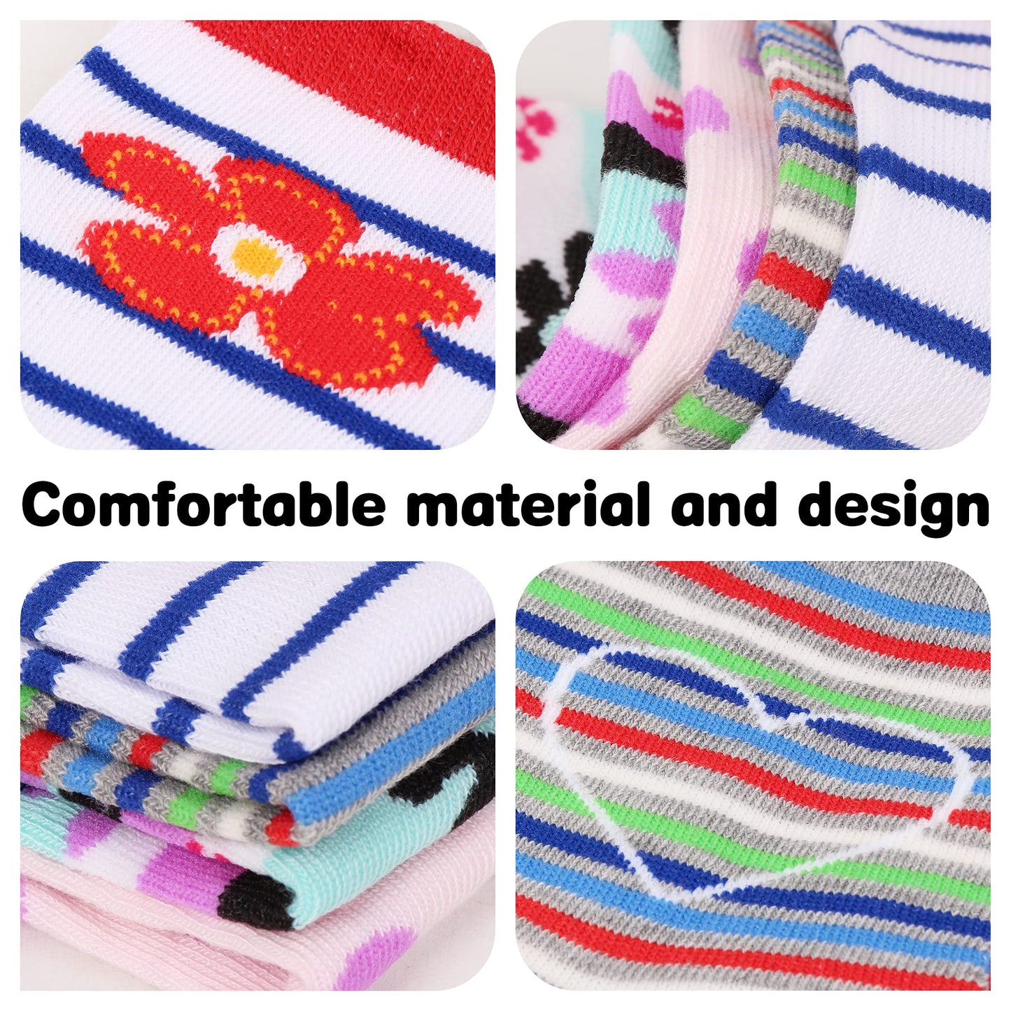 Libella 10/12er Kinder Mädchen Sneaker Socken Kids Füßlinge Sneakersocken bunt 2108VA