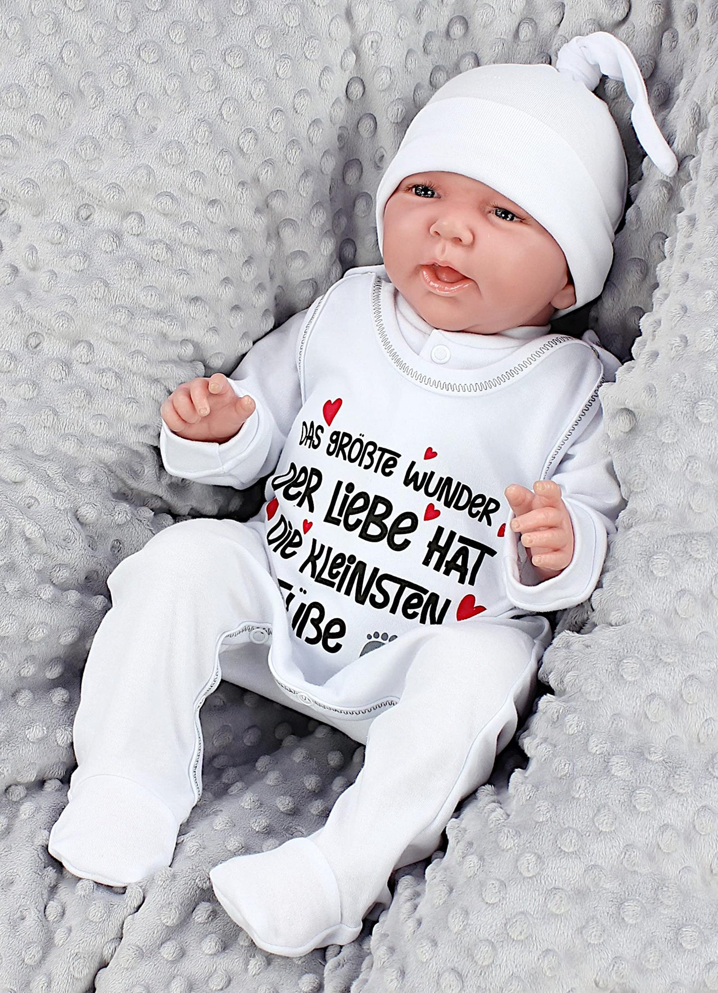 TupTam Unisex Baby Strampler Set Spruch Mamas & Papas Schatz