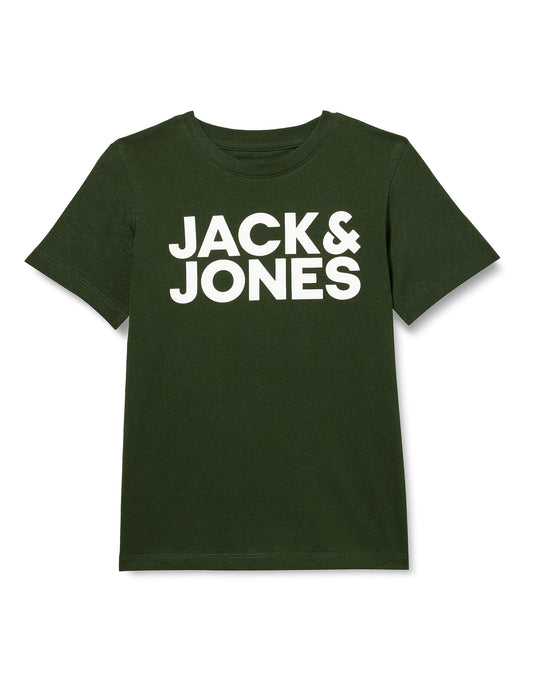 JACK & JONES Jungen Jjecorp Logo Tee Ss Crew Neck Noos Jr T-Shirt