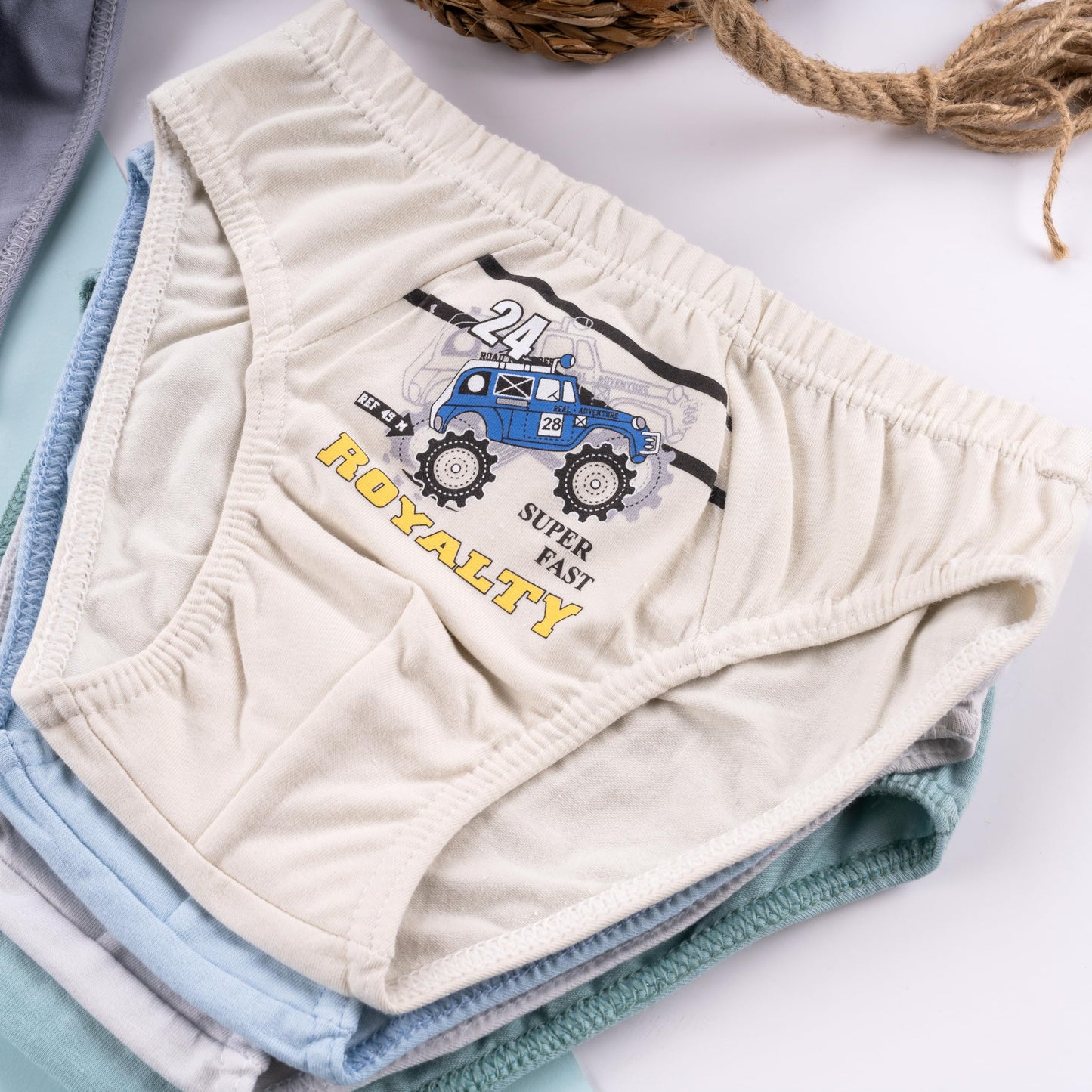 LOREZA ® 5/10 Jungen Slips aus Baumwolle Unterhosen Unterwäsche 92-158
