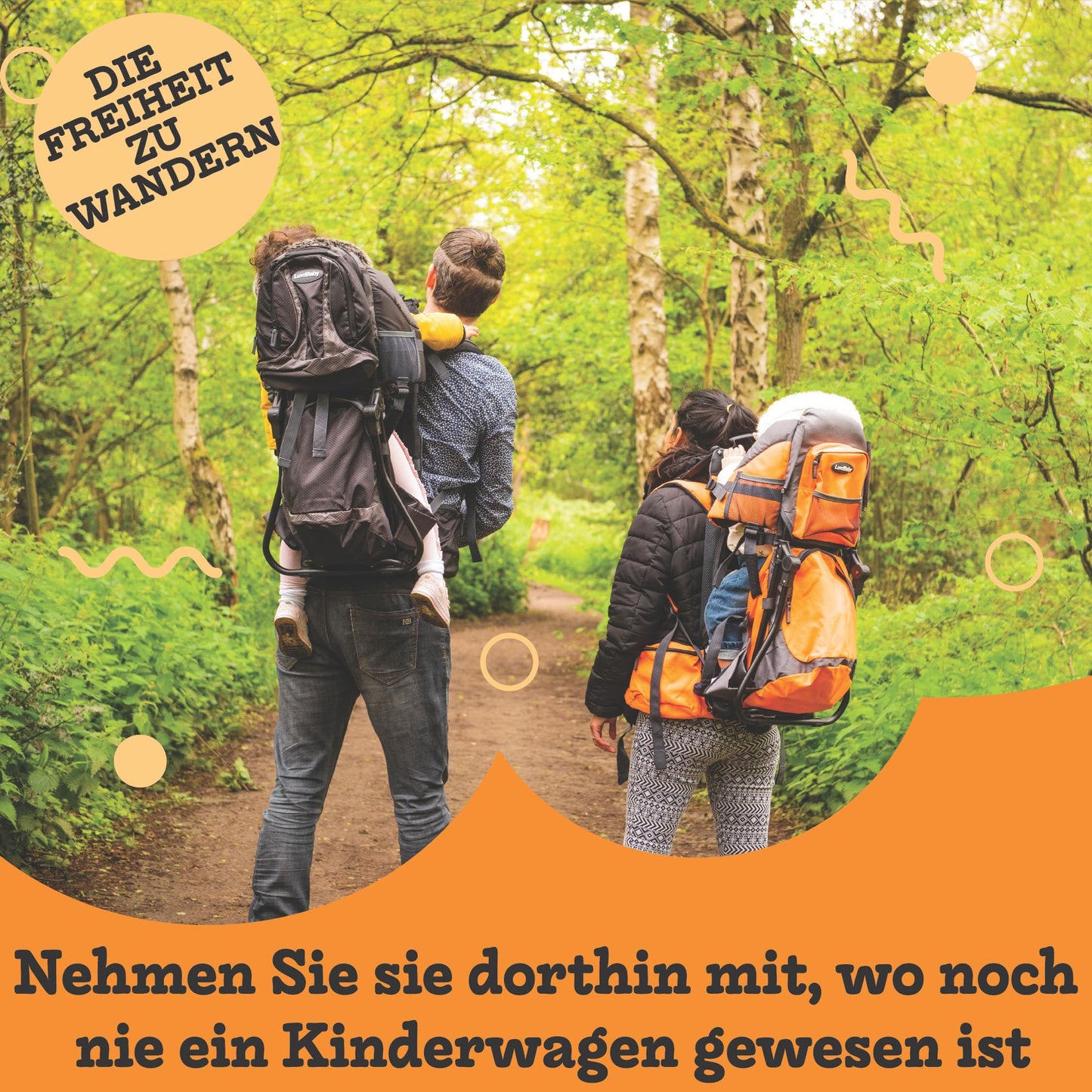 Luvdbaby Kraxe Kindertrage bis 18 Kg - Ergonomisch Kindertragerucksack für Kinder - Premium Toddler Carrier - Baby Tragerucksack - Babytrage Rückentrage Kleinkind - Rucksack mit Kindersitz