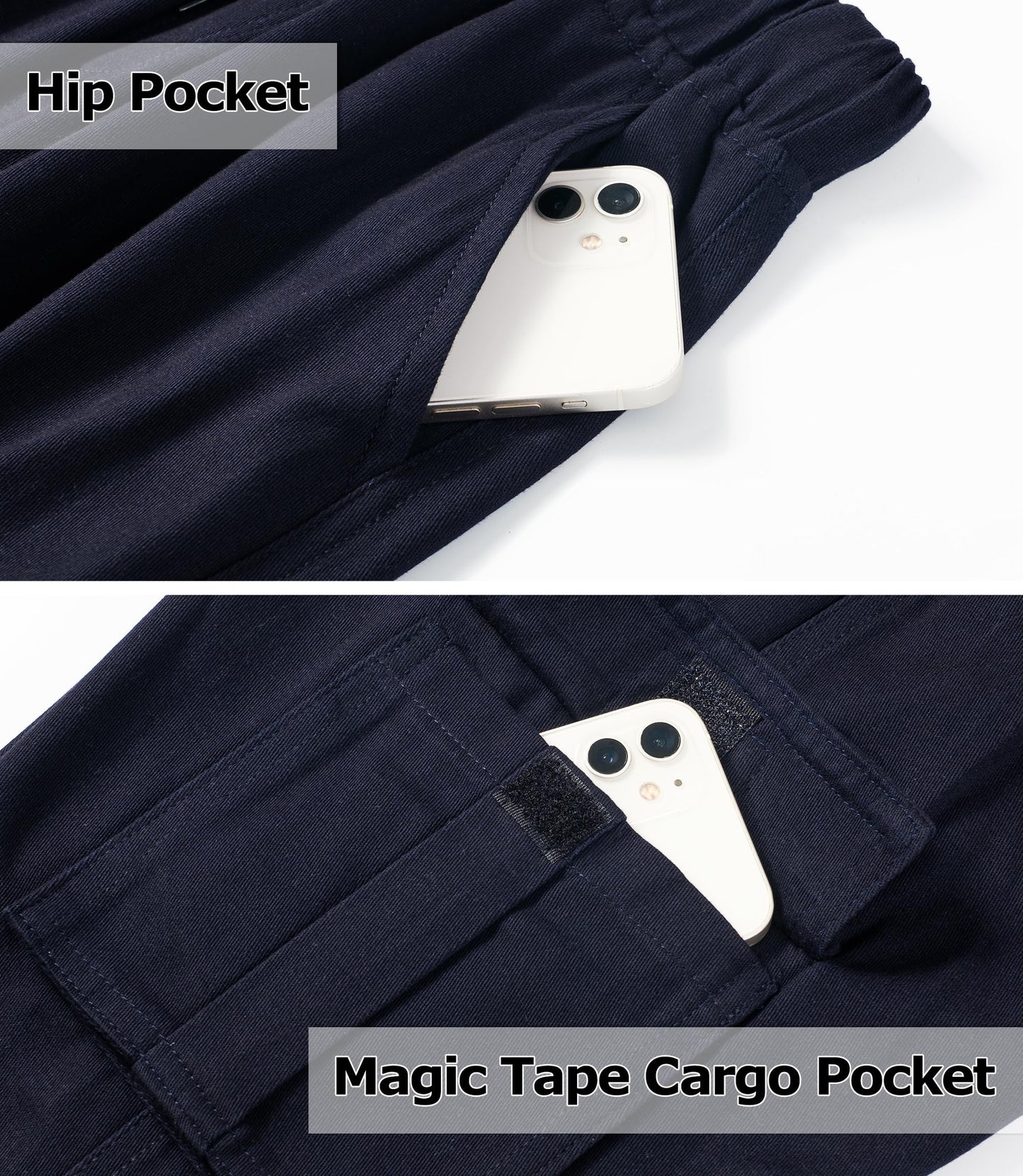 LAUSONS Hosen für Jungen Cargohose Kinder Hose Cargo Jogginghose Freizeithose mit Gummizug