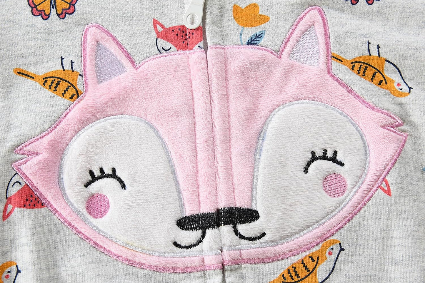 EULLA Children's Girls' Zip Up Hoodie Sweat Jacket Hooded Jacket Hooded Jacket Hoodie Long Sleeve Cotton Unicorn Pullover Hoodie Sweatshirt with Zip 92 98 104 110 116 122