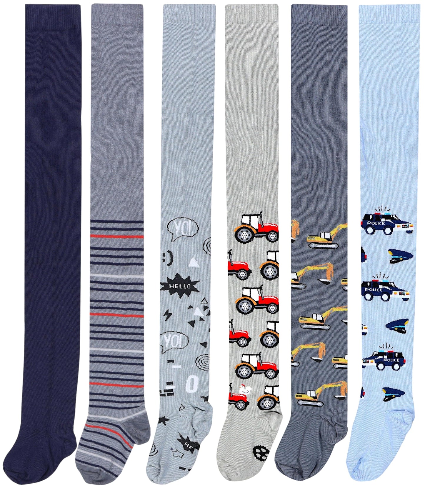 TupTam Baby Boys' Knitted Tights Pack of 6