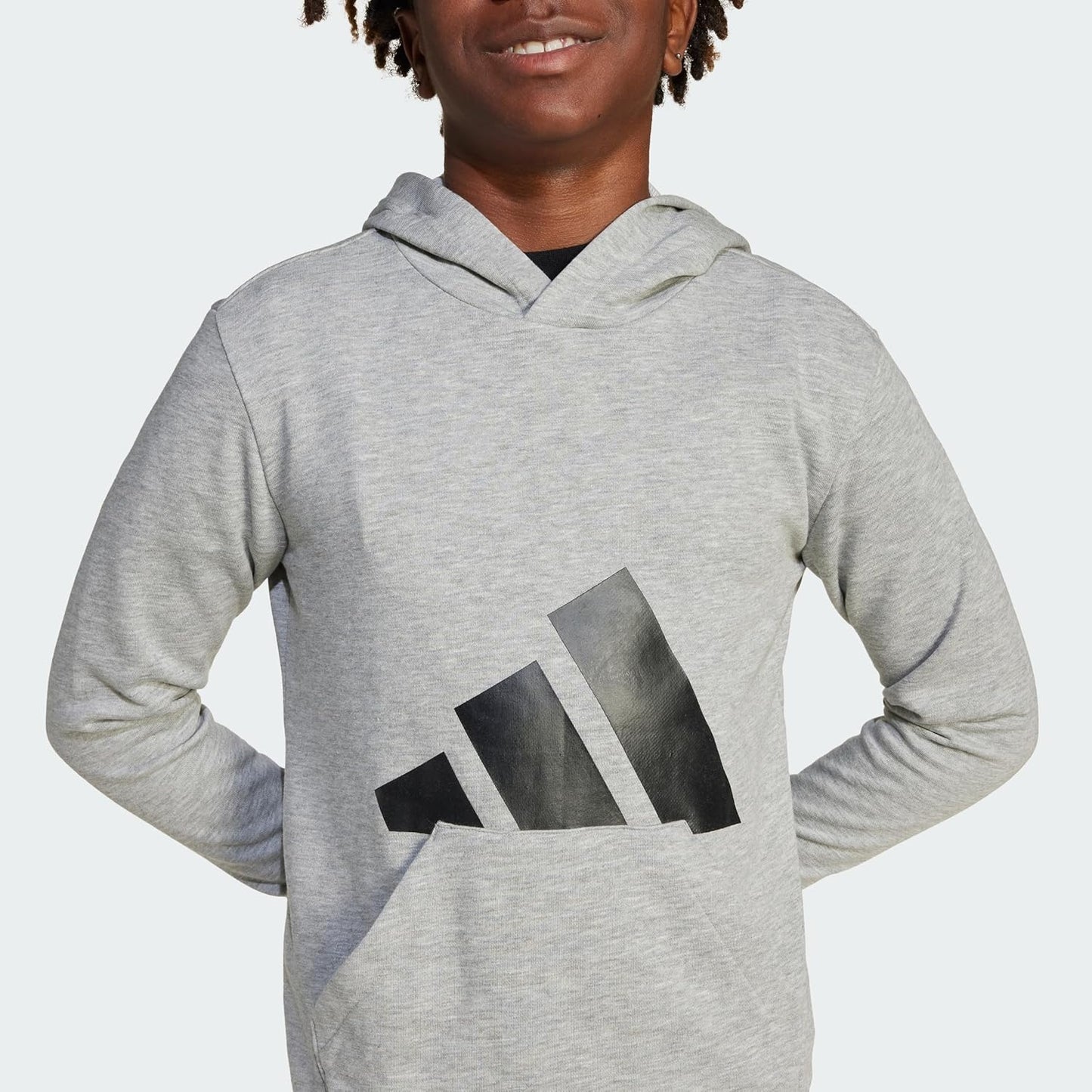 adidas Unisex Kinder Essentials Big Logo Hoodie Hooded Sweatshirt (1er Pack)