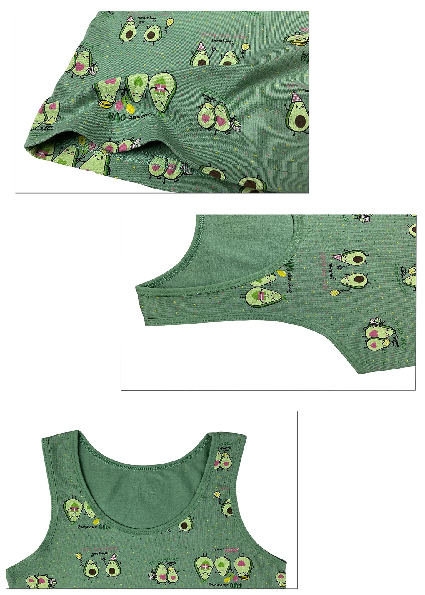 LOREZA ® 5 girls' cotton undershirts tank tops - sizes 92-170