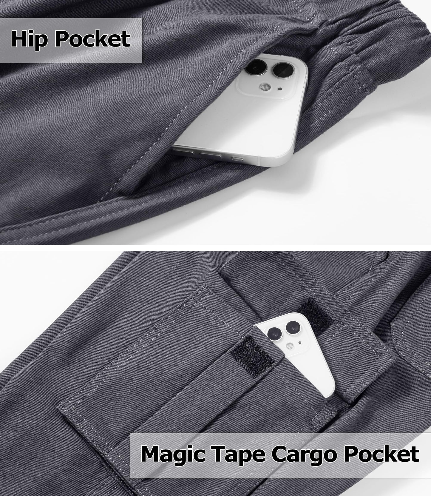 LAUSONS Hosen für Jungen Cargohose Kinder Hose Cargo Jogginghose Freizeithose mit Gummizug