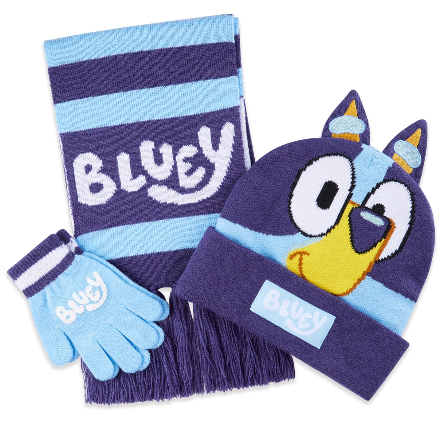 BlueY Girls' Winter Hat, Scarf and Glove Set - Children's Gifts