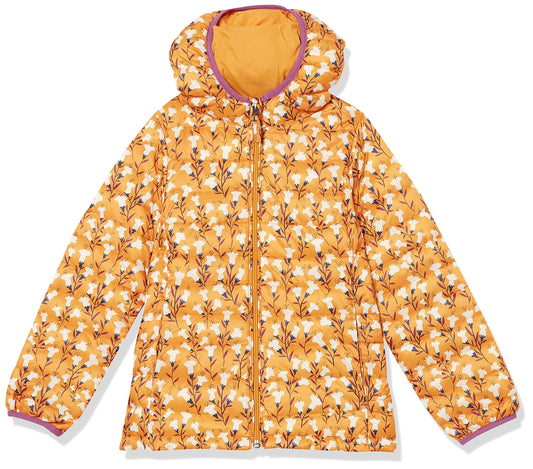 Amazon Essentials Girls' Lightweight, Water-Repellent, Packable Hoodie