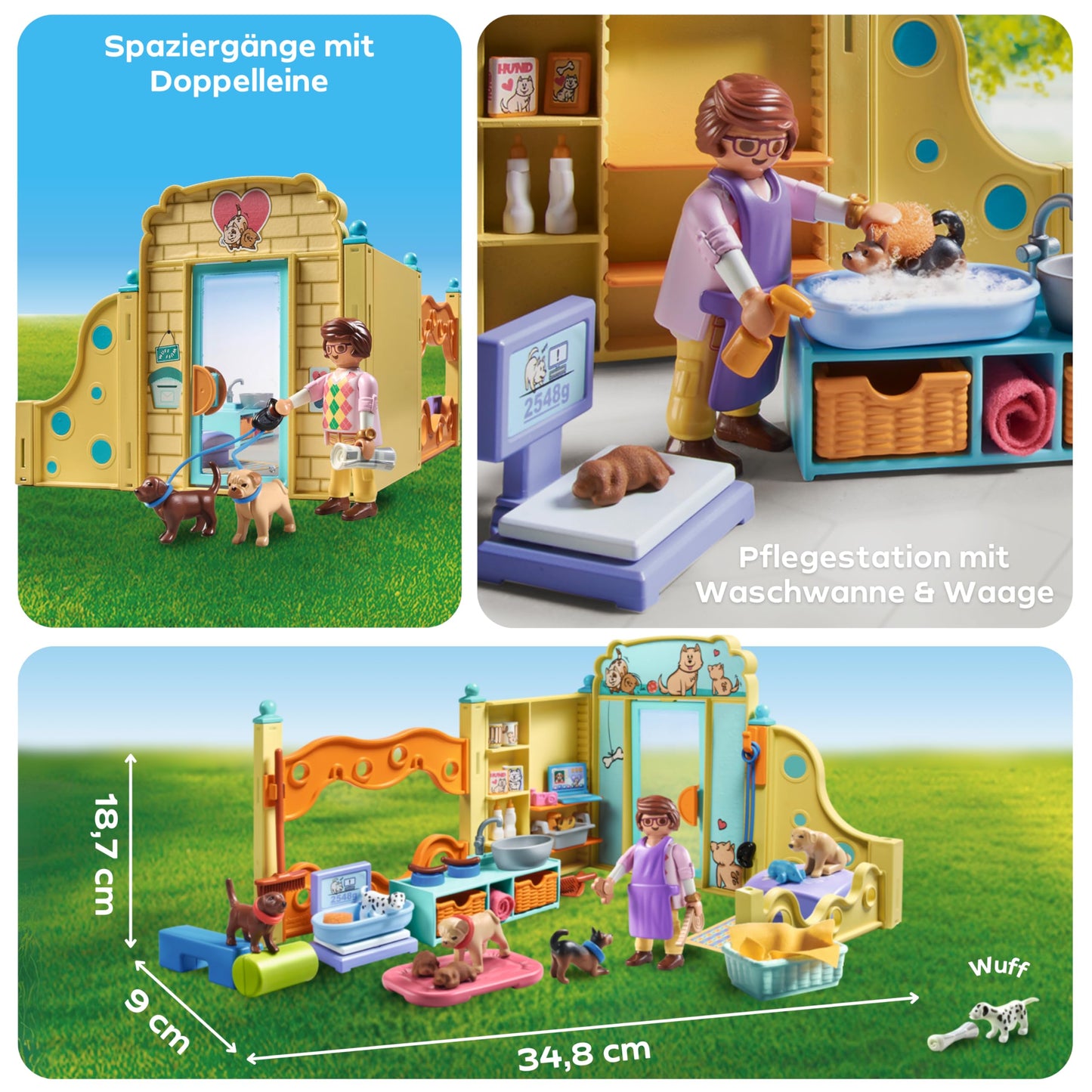 PLAYMOBIL Cat Café Cat Toy Child Animal Figure Set Toy for Children from 4 Years 71744