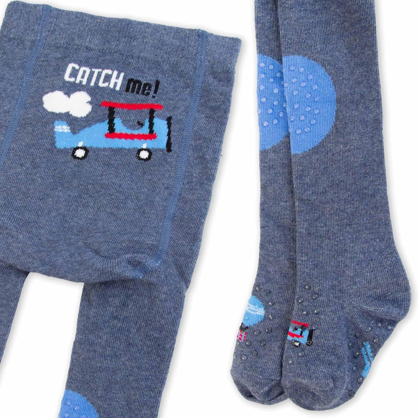 CiuchCiuch Crawling Tights 3 Pack - Three Pieces - Triple ABS - Non-Slip Material - For Children - Babies - Girls - Boys - 75% Cotton, 22% Polyester, 3% Elastane