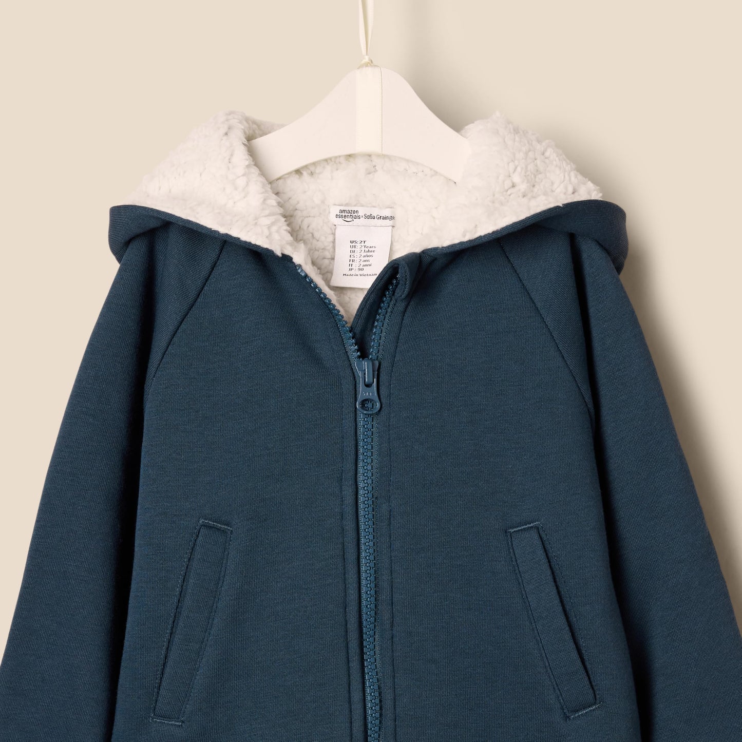 Essentials x Sofia Grainge Unisex Baby and Kids Zip-Up Hoodie