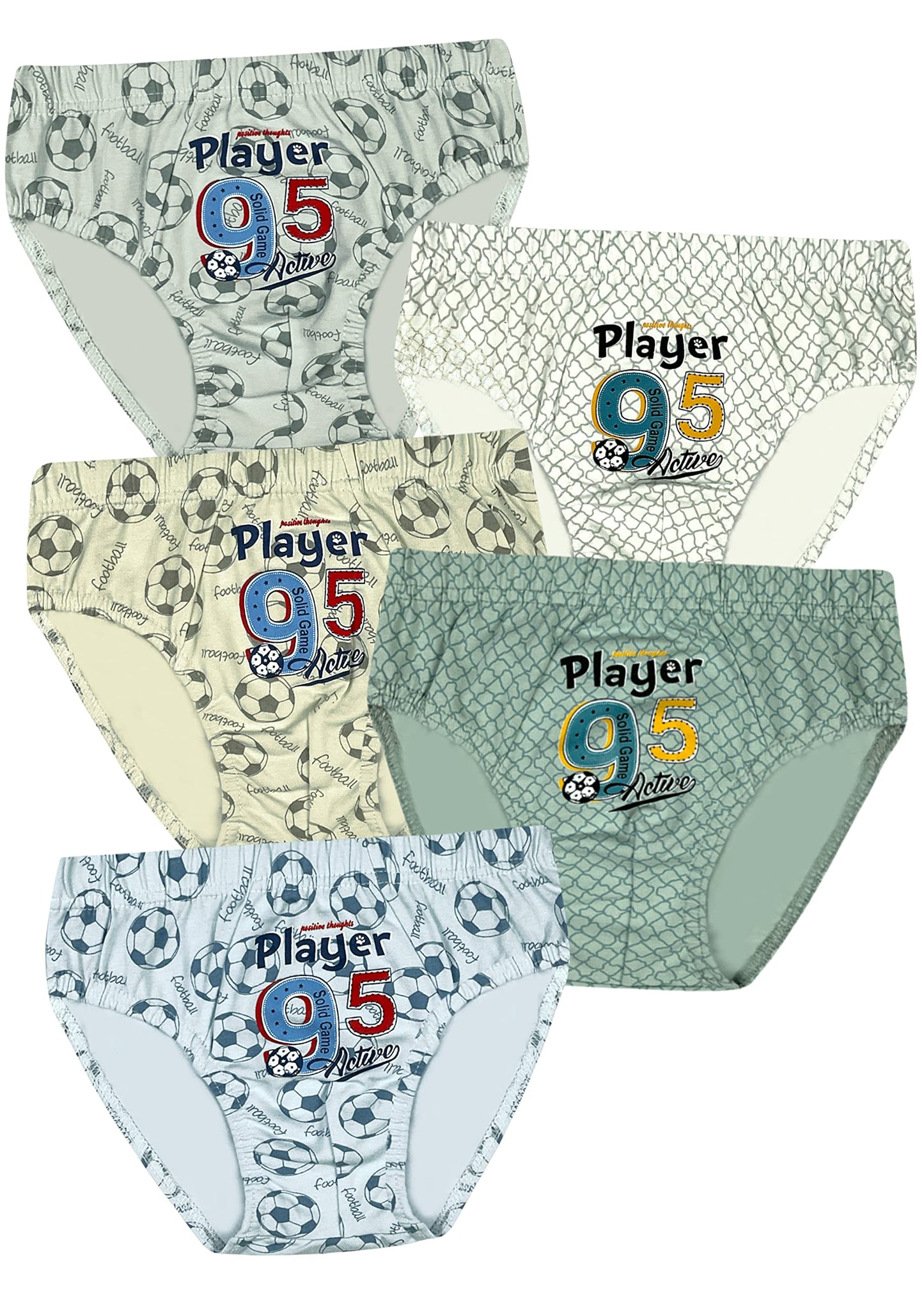 LOREZA ® 5/10 Jungen Slips aus Baumwolle Unterhosen Unterwäsche 92-158