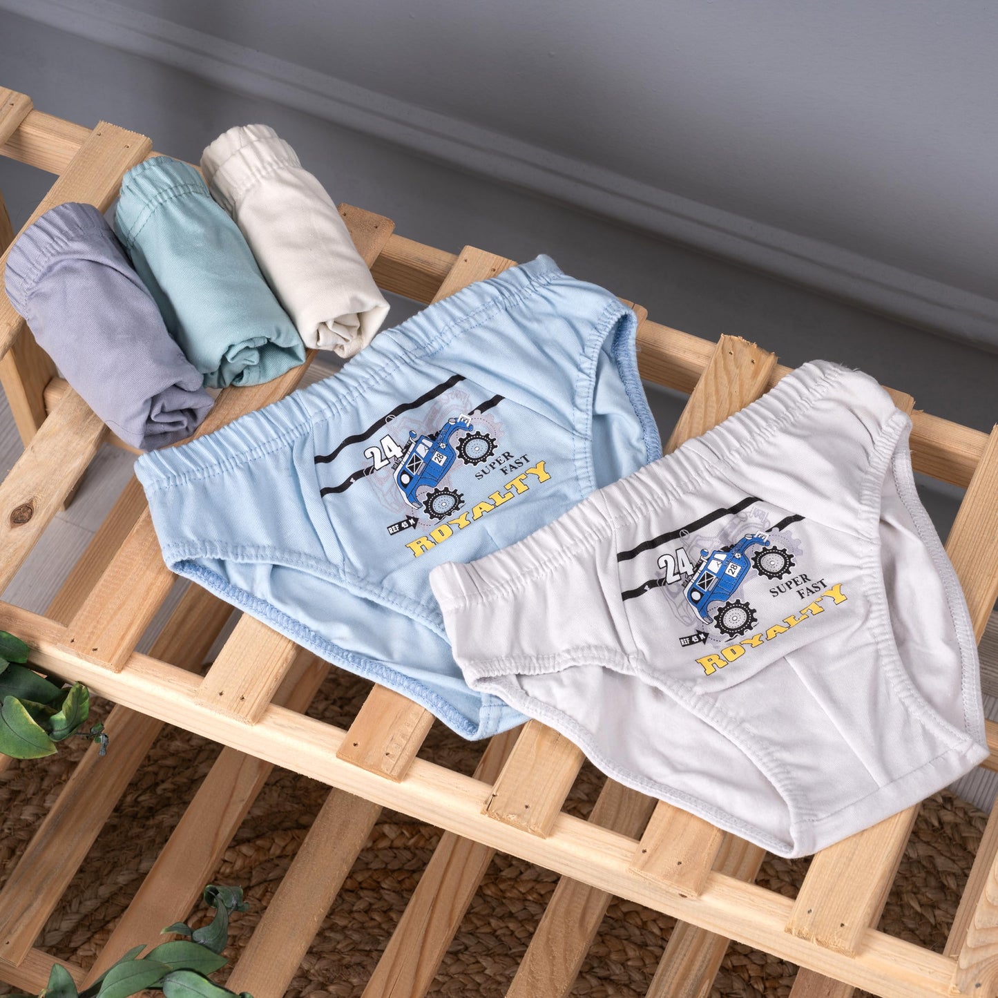 LOREZA ® 5/10 Jungen Slips aus Baumwolle Unterhosen Unterwäsche 92-158