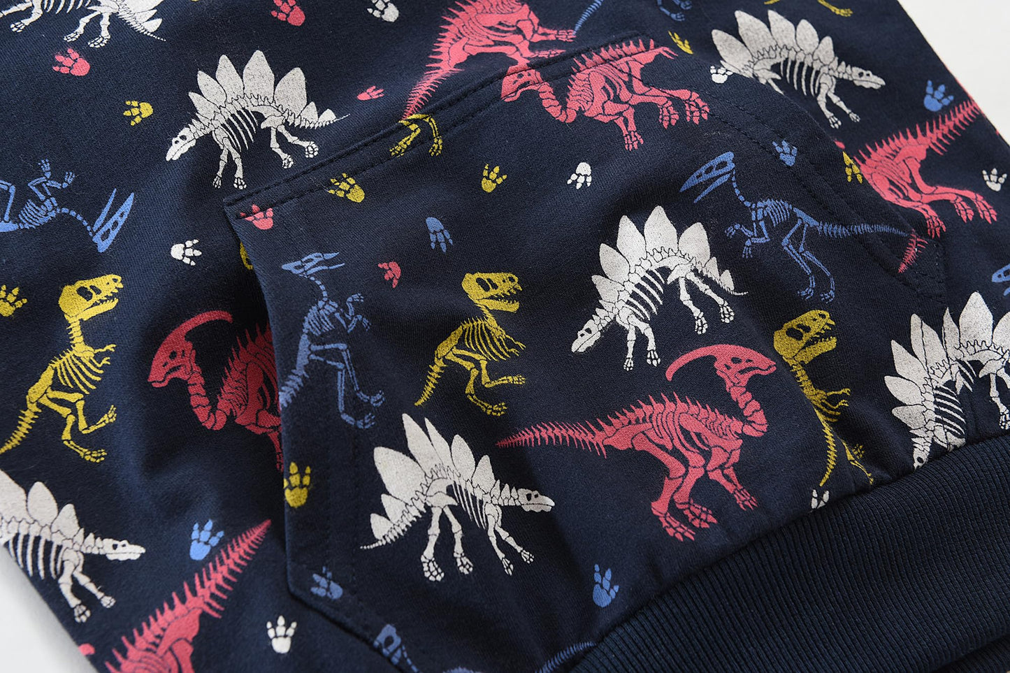 CM-Kid Hoodie Jungen Kapuzenpullover Langarm Bunt Kinder Sweatshirts Traktor Truck Dinosaurier Tops 1-7 Jahre Gr.92-134