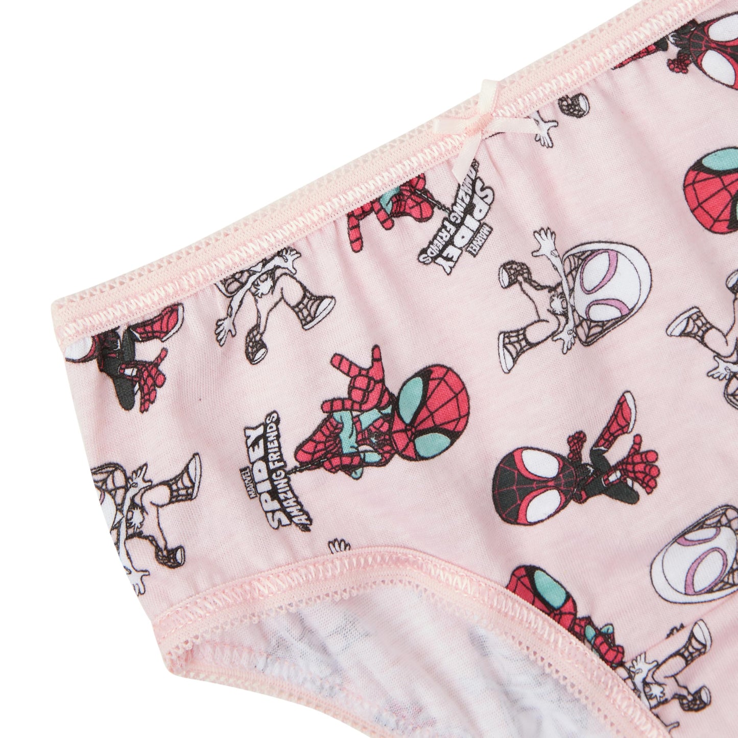 Marvel Spidey & Friends Slip für Mädchen, 100 % Baumwolle, 5 Stück