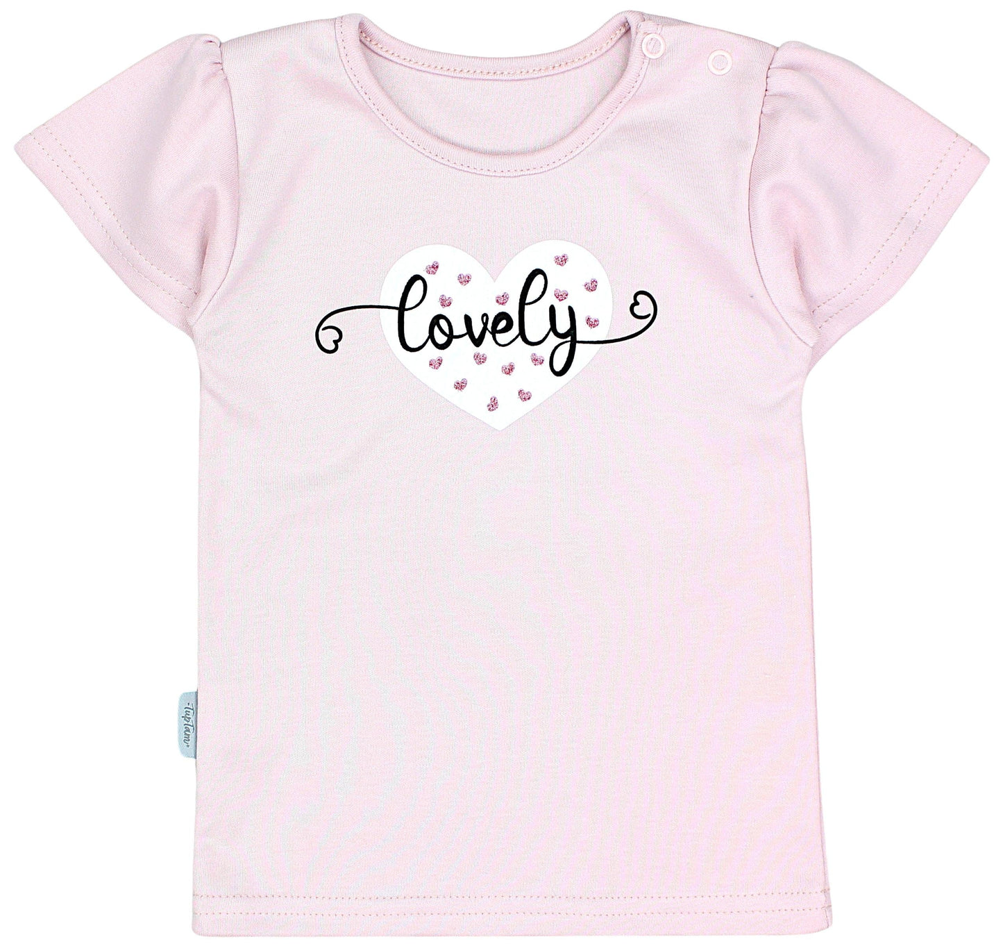 TupTam Baby Mädchen Kurzarm T-Shirt Gemustert Bunt 5er Set