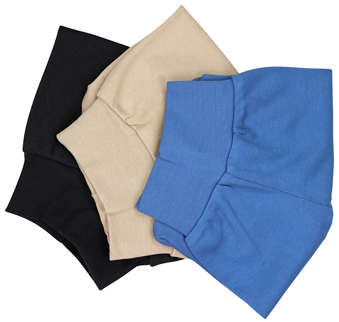 TupTam Pumphose Baby Jungen mit Fuß 3er Pack – Weiche Baby Hose aus Baumwolle mit Komfortbund