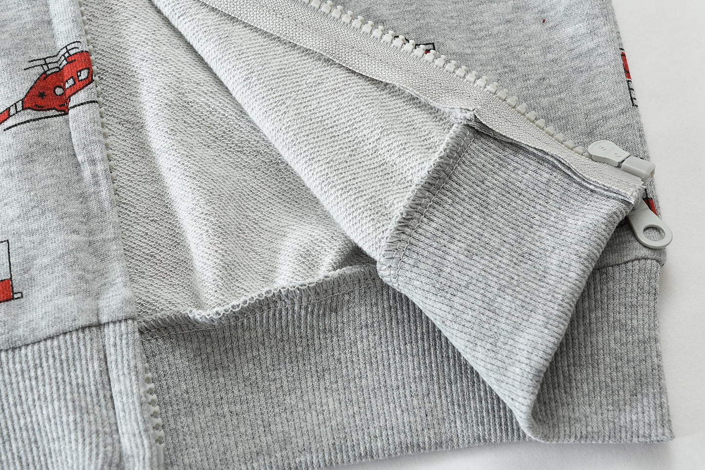 CM-Kid Hoodie Boys Hoodie Zipper Sweat Jacket Long Sleeve Children Cotton Hooded Jacket Warm Tops Size 92-122