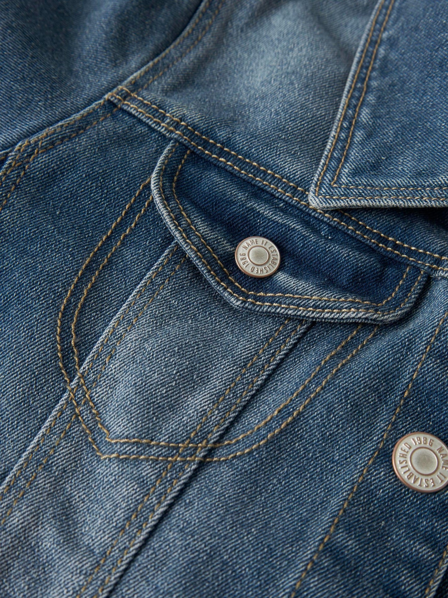 NAME IT Girl's Long-Sleeved Denim Jacket