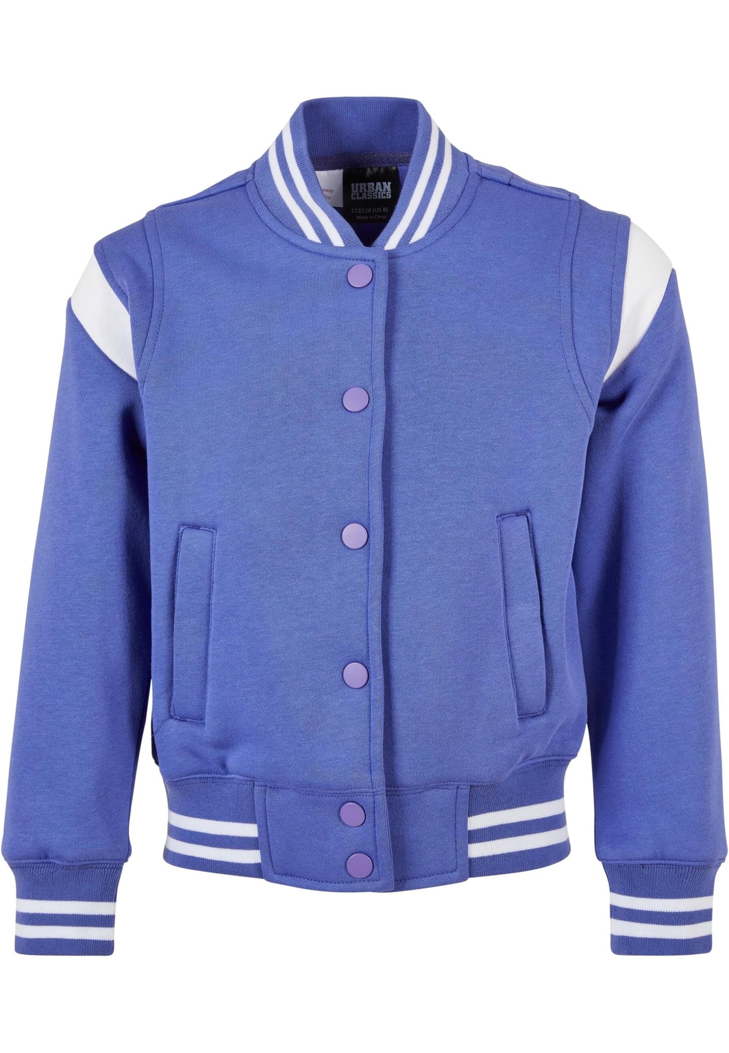 Urban Classics Girls' Inset College Sweat Jacket