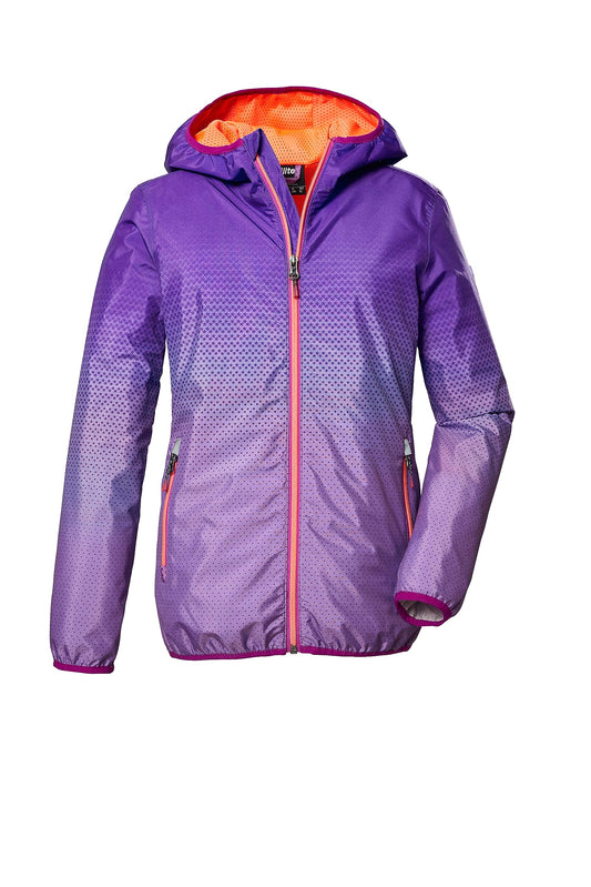 Killtec Mädchen Kos 331 Grls Jckt Funktionsjacke/Outdoorjacke mit Kapuze