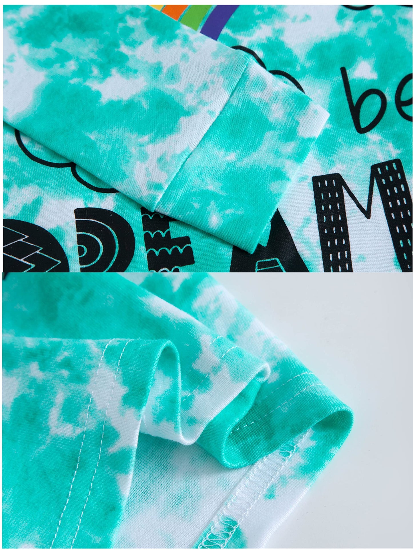LOLPIP Mädchen Pyjamas 100% Baumwolle Schlafanzug für Kinder Schlafkleidung Langarm 4 Stück Set 1-12 Jahre