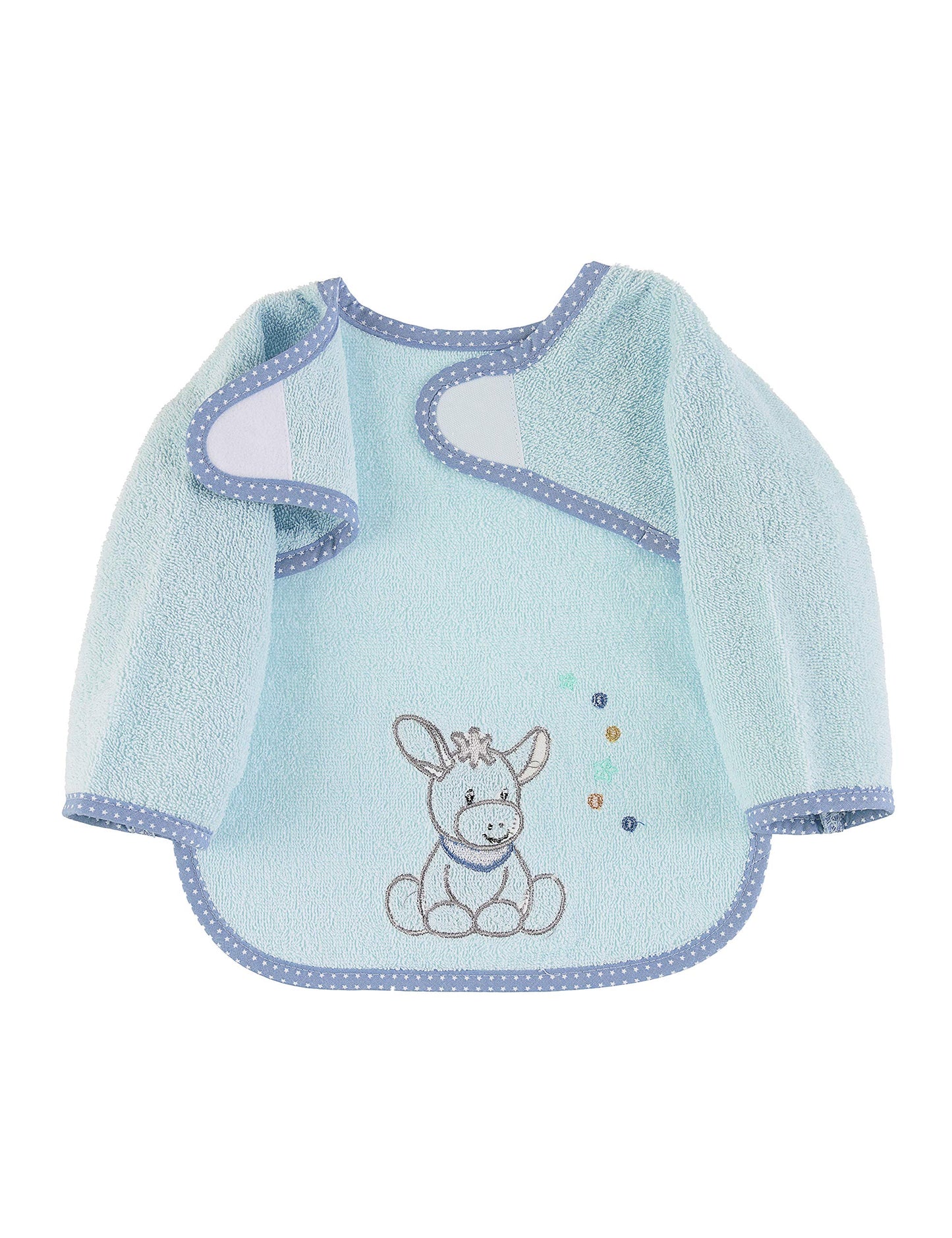 Sterntaler Unisex Baby Plastik-Klettlätzchen Einheitsgröße EU