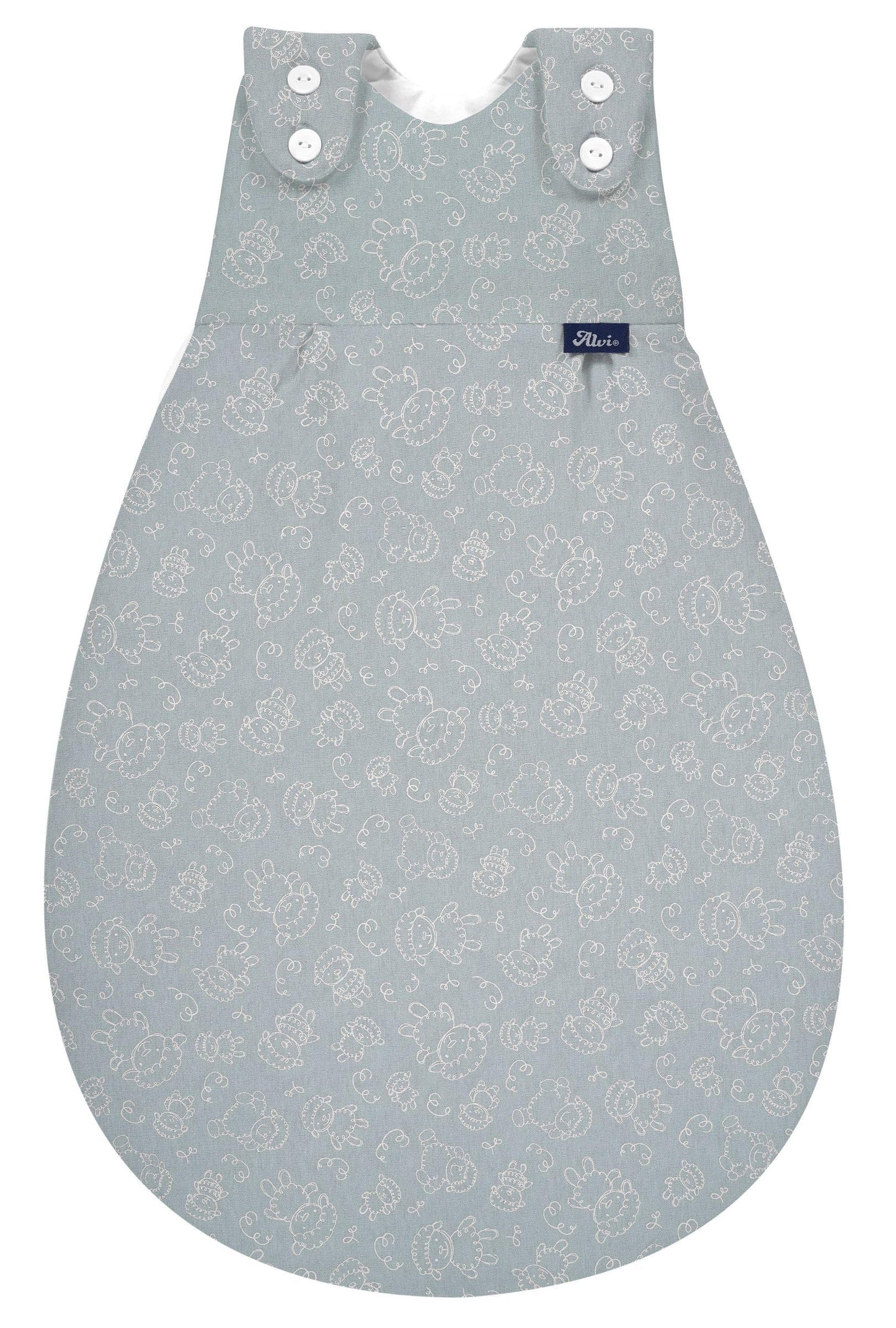 Alvi Baby Mäxchen Exclusive Outer Bag, Baby Sleeping Bag, Grows with Your Child and Breathable, Washable Children's Sleeping Bag, Lightweight Sleeping Bag
