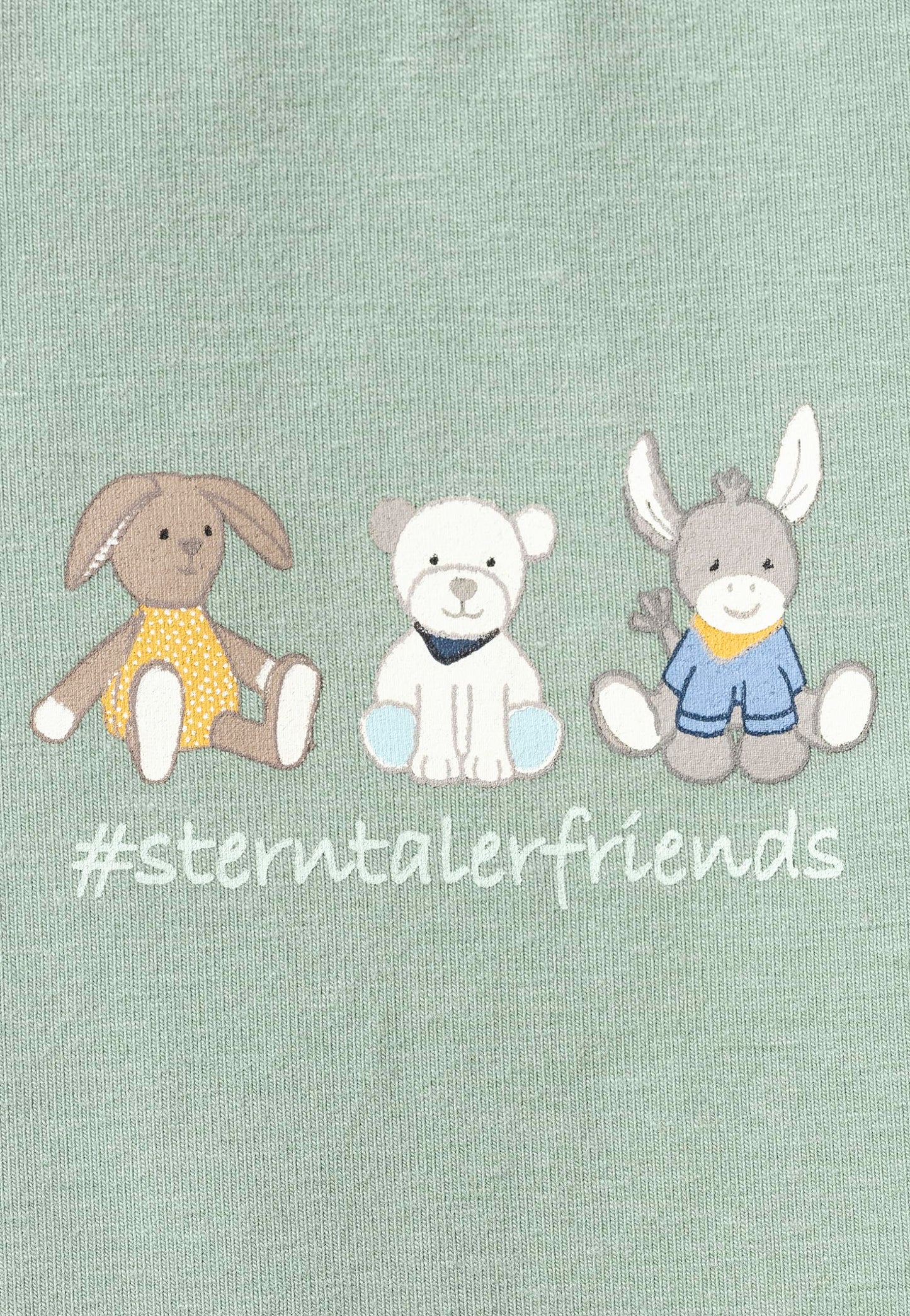 Sterntaler T-Shirt Jersey Sterntalerfriends Rabbit Happy - Unisex T-Shirt for Babies Made of Soft Cotton Jersey - Baby T-Shirt with Short Sleeves for Warm Summer Days