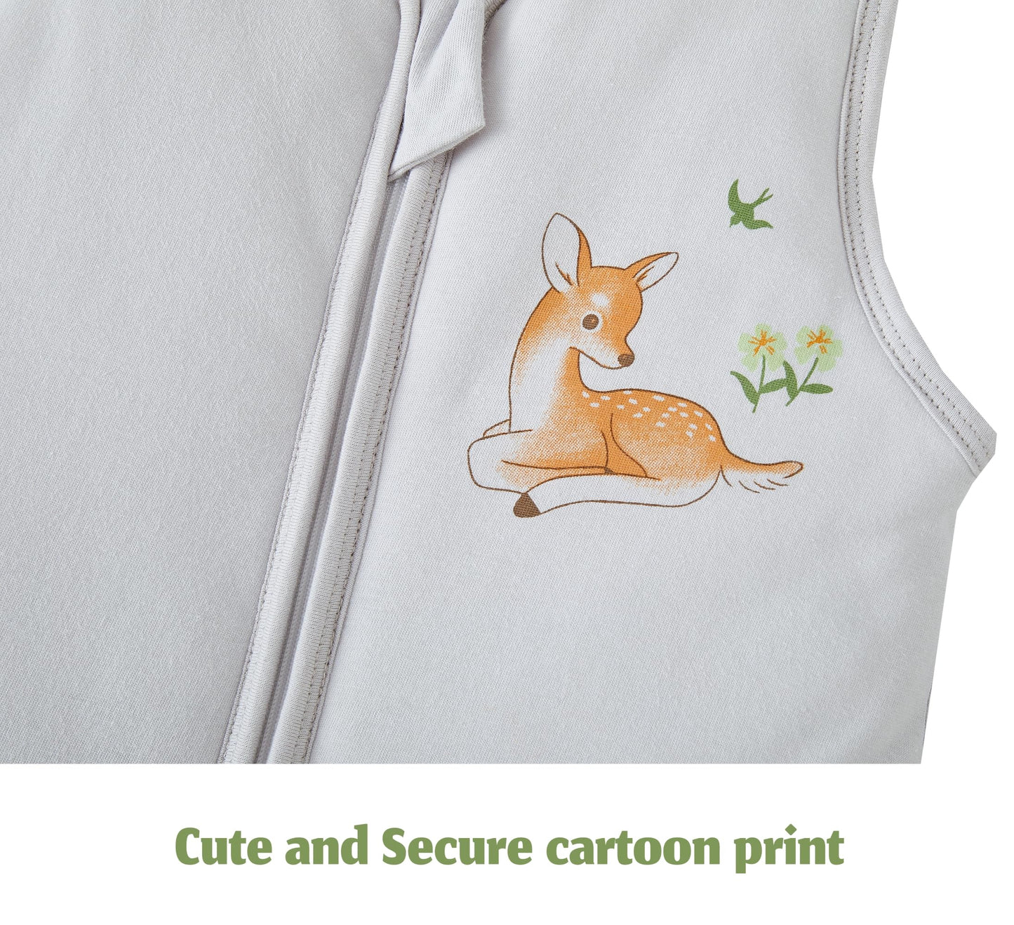 Chilsuessy Baby Sleeping Bag with Legs, 2.5 Tog All-Season Sleeping Bag (CPC Certification) for Infants, Children, Dinosaur Park, 80 cm, Baby Height 90–100 cm
